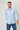 GUAYABERA ALFORZADA CELESTE