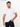 CAMISETA TIPO POLO BASICA TIPPING SOLIDA BLANCO